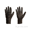 Série de nitriles en nylon noir gants velcro nitrile